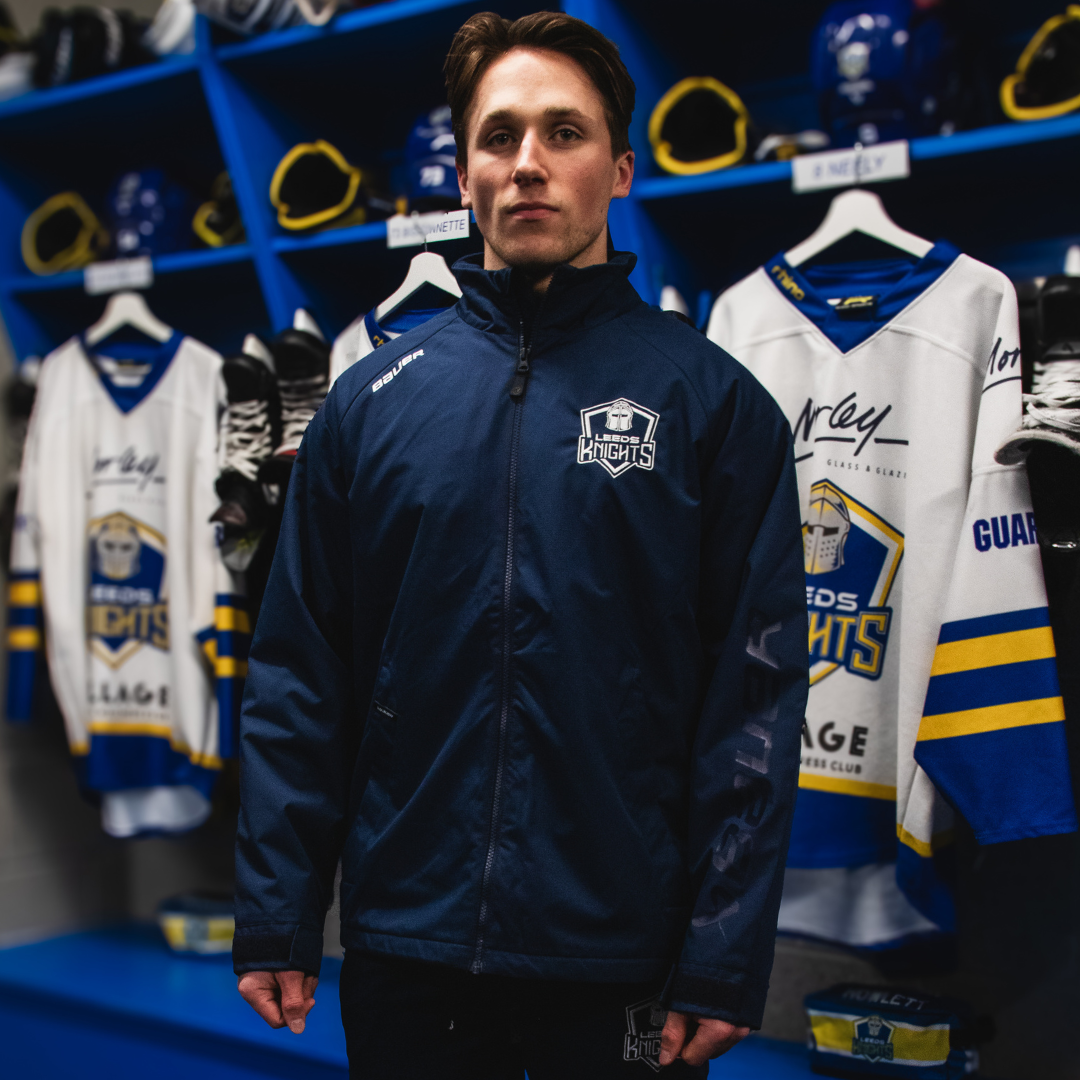 Bauer Navy Blue Mid-Weight Tracksuit Jacket | Players Line