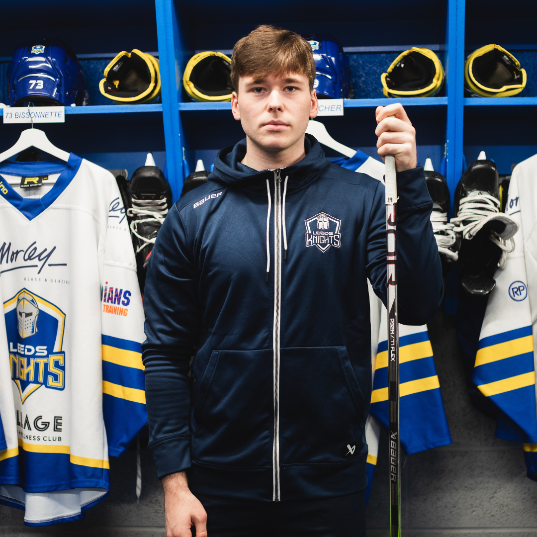 Bauer Navy Blue Zip-up Hoodie | Players Line