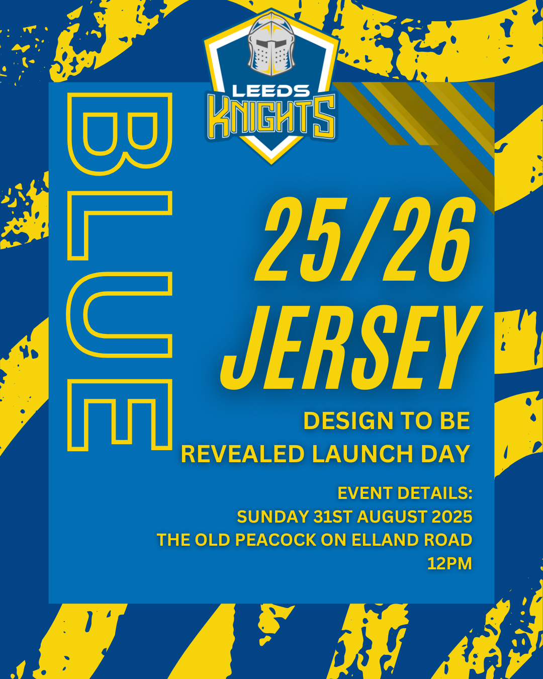 PRE-ORDER Leeds Knights 25/26 Jersey (BLUE)