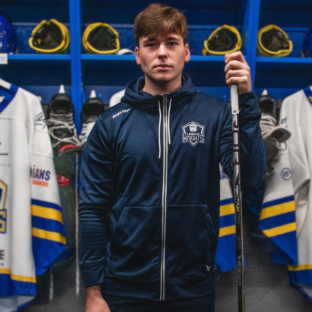 Bauer Navy Blue Zip-up Hoodie | Players Line