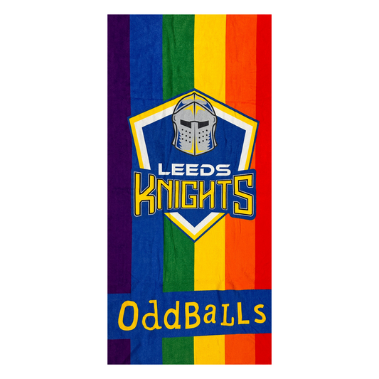 Leeds Knights Oddballs Multi Coloured Beach Towel