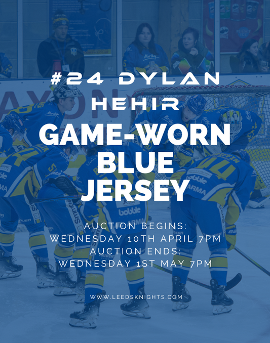 #24 Dylan Hehir's Game-Worn Blue Jersey