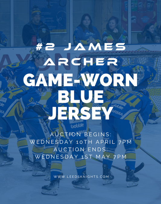 #2 James Archer Game-Worn Blue Jersey