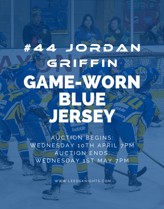 #44 Jordan Griffin's Game-Worn Blue Jersey