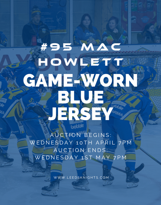 #95 Mac Howlett's Game-Worn Blue Jersey