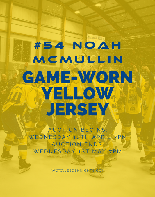 #54 Noah McMullin's Game-Worn Yellow Jersey
