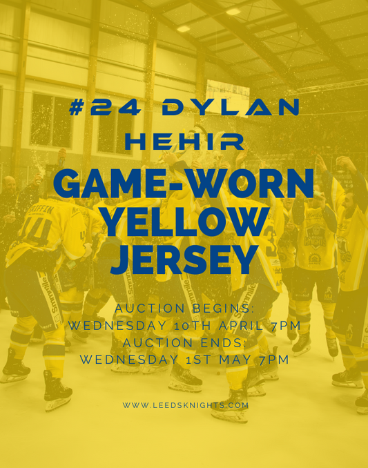 #24 Dylan Hehir's Game-Worn Yellow Jersey