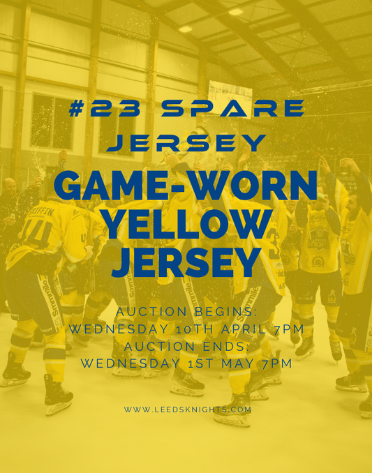 #23 Spare Jersey Game-Worn Yellow Jersey