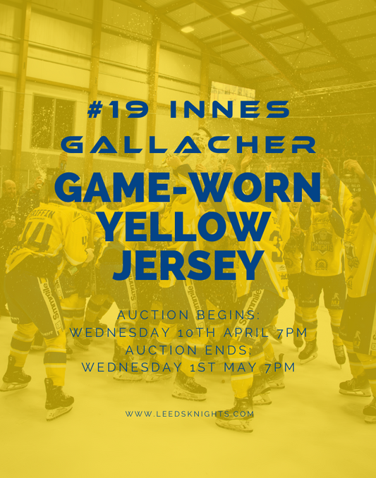 #19 Innes Gallacher's Game-Worn Yellow Jersey