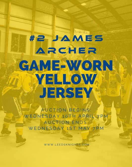 #2 James Archer's Game-Worn Yellow Jersey