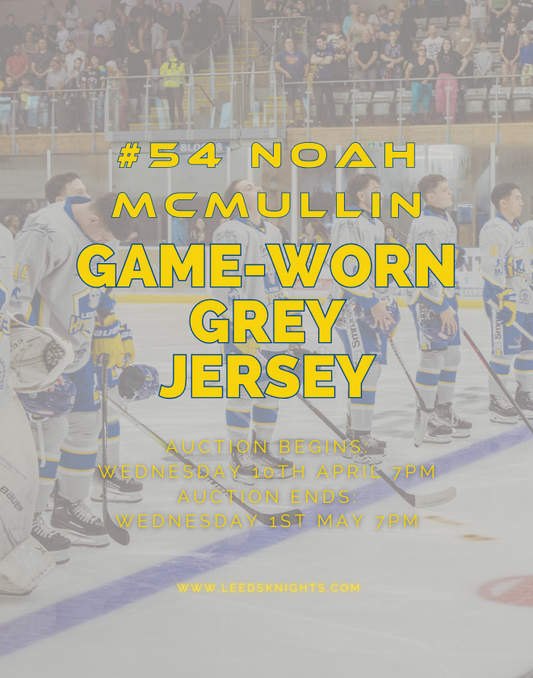 #54 Noah McMullin's Game-Worn Grey Jersey