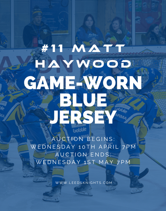 #11 Matt Haywood Game-Worn Blue Jersey