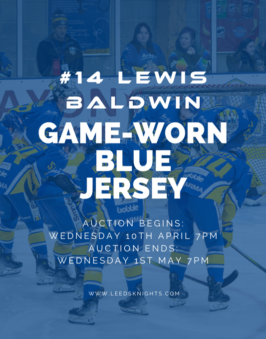 #14 Lewis Baldwin's Game-Worn Blue Jersey